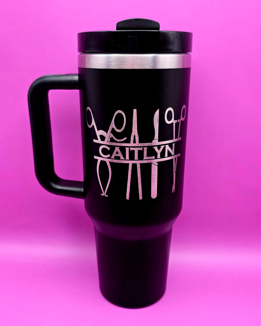 Custom 40oz Tumbler - Single Side Engraving