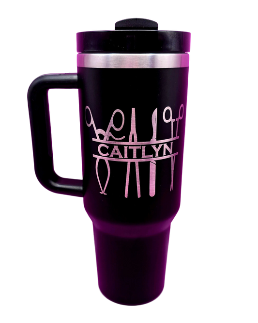 Custom 40oz Tumbler - Single Side Engraving